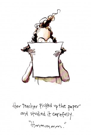 Illustration from "The Dot" by Peter Reynolds