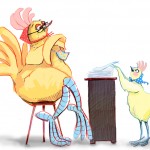 Miss Featherbottom Not So Sure by Shanda McCloskey