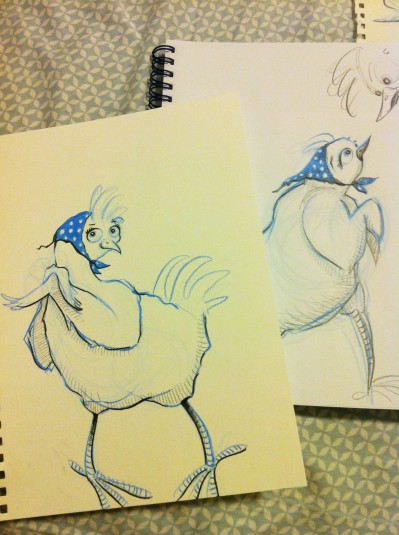Sketches by Shanda McCloskey