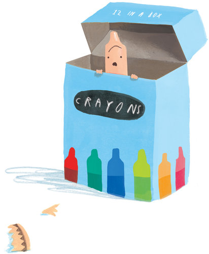 A Picture Book A Project The Day The Crayons Quit And Recycling 