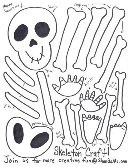Skeleton Craft by Shanda McCloskey