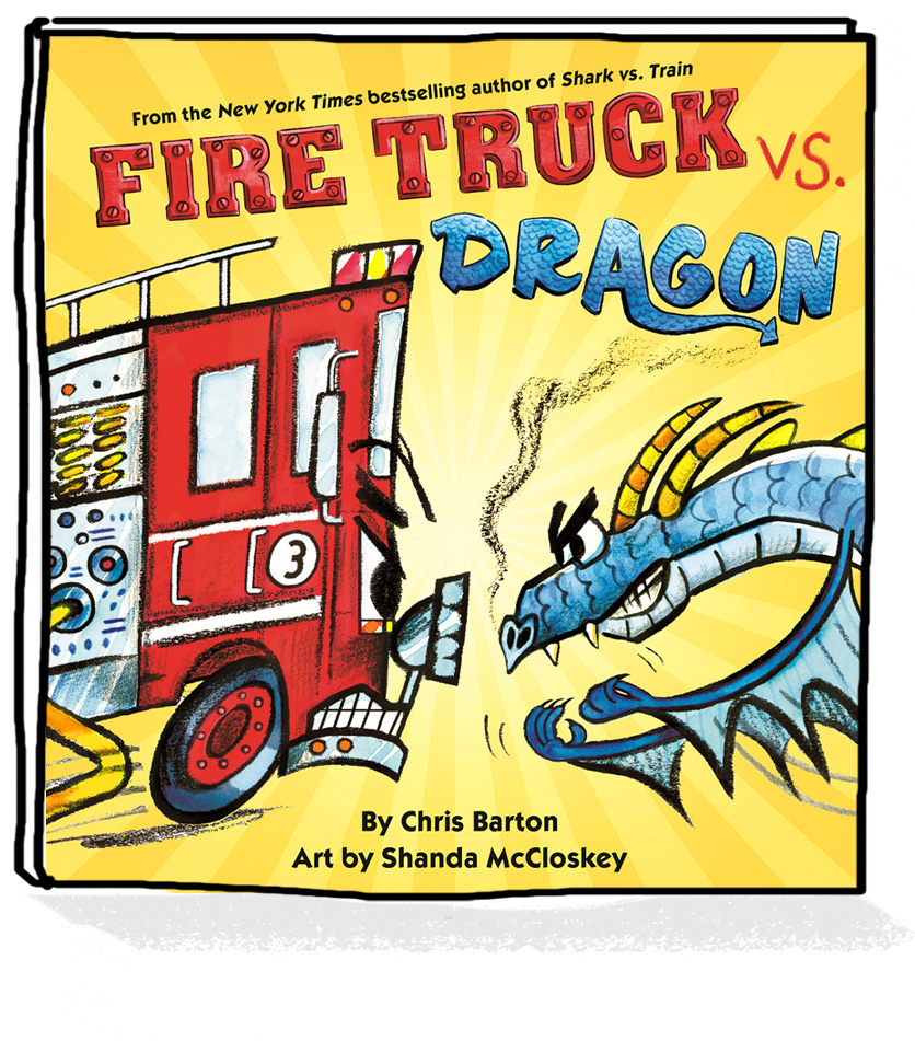 Fire Truck vs. Dragon Cover
